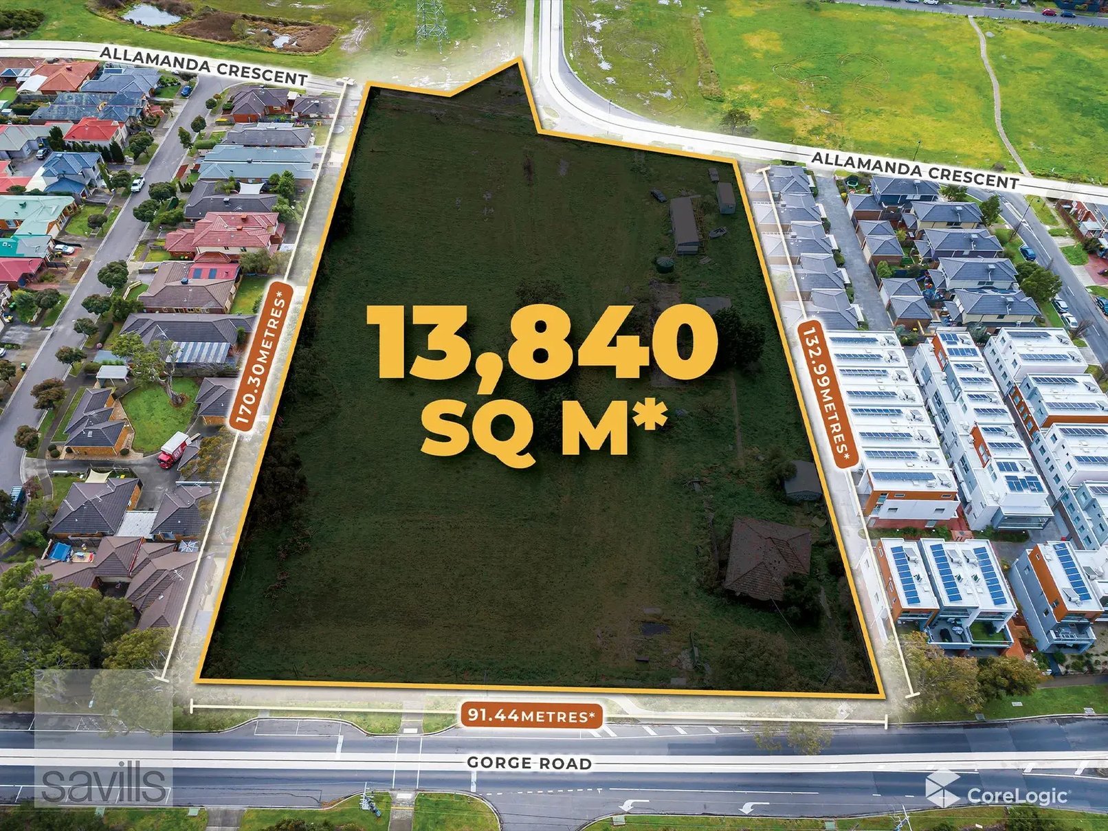 Quick site finance for a large residential