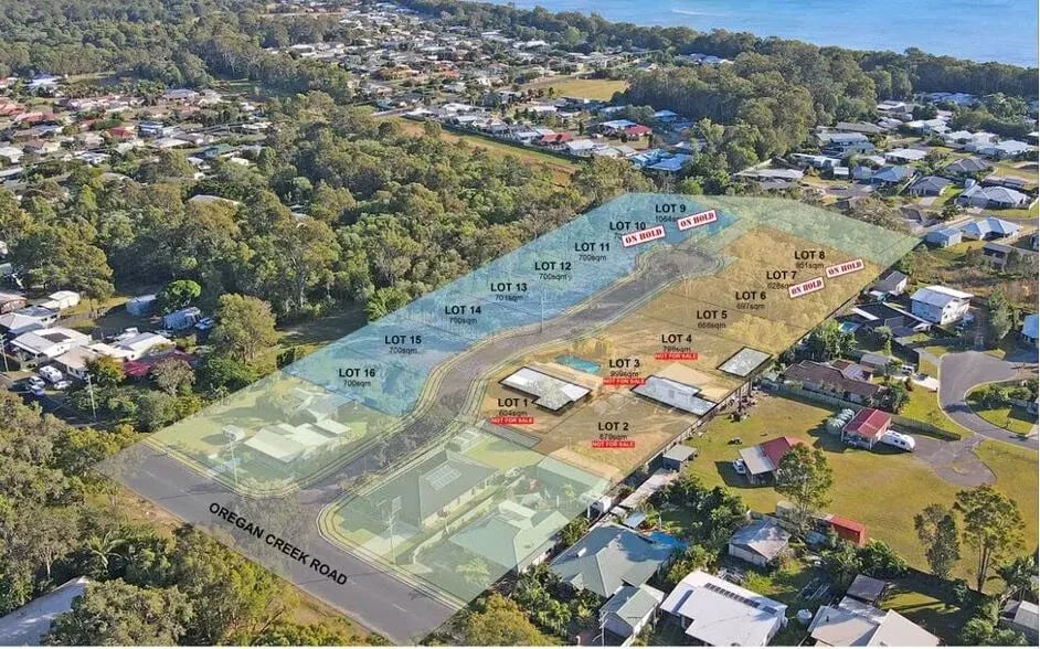 12 lot subvision at Toogoom, QLD
